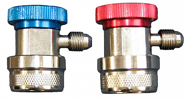 Муфта эконом. вспом. QC (ВД+НД) с вентилем 1/4"SAE 90 VHF-A