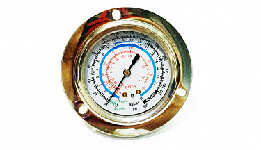 Мановакуумметр с глицерином R-410 80 мм 250-GF (ось)