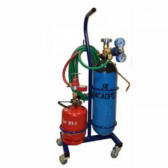 Пост кислородно-пропановый BC-5LOxy/5LPr (R) на роликовых опорах