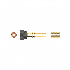 Фитинг прямой 1/4 SAE XBA02C DN2 с прокладкой