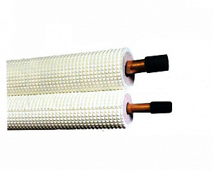 Труба алюминиевая в теплоизоляции 1/4"+3/8" (1мм) (20м) 