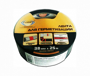 Лента AVIORA PVC 070 38мм х 25м чёрная