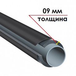 Трубка K-FLEX ST IC CLAD BK 09x015 мм (80 м)