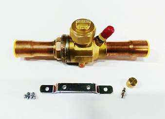 Вентиль шаровый 1 1/8" HPBV-18P HP со штуцером
