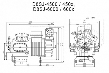 Компрессор 8SJ-600X-AWM/D Copeland