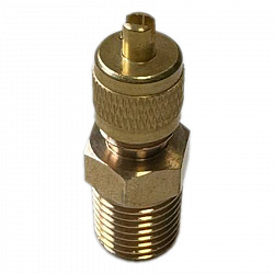 Штуцер 1/4" SAE-1/4" NPT прямой с внутренней резьбой